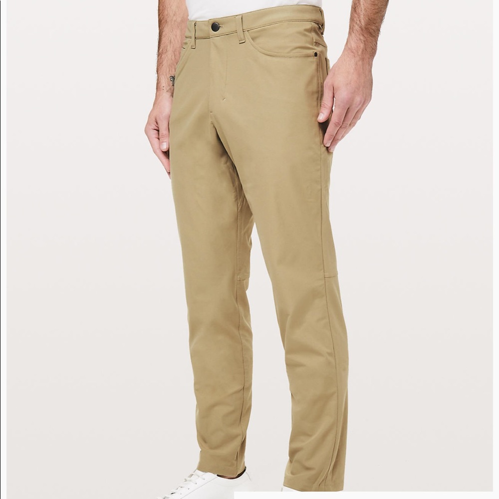 Lululemon ABC Classic Pant Men sz. 34 Tan